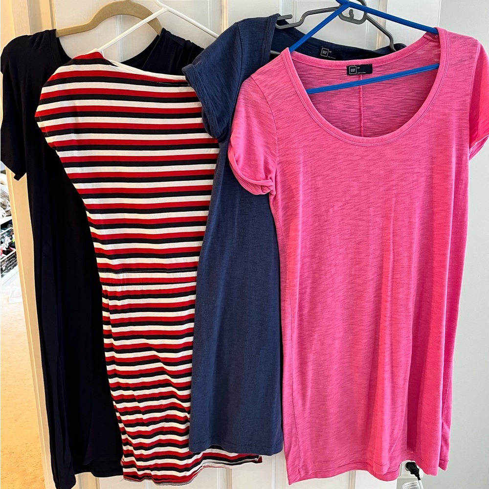 Bundle of four T-shirt Dresses